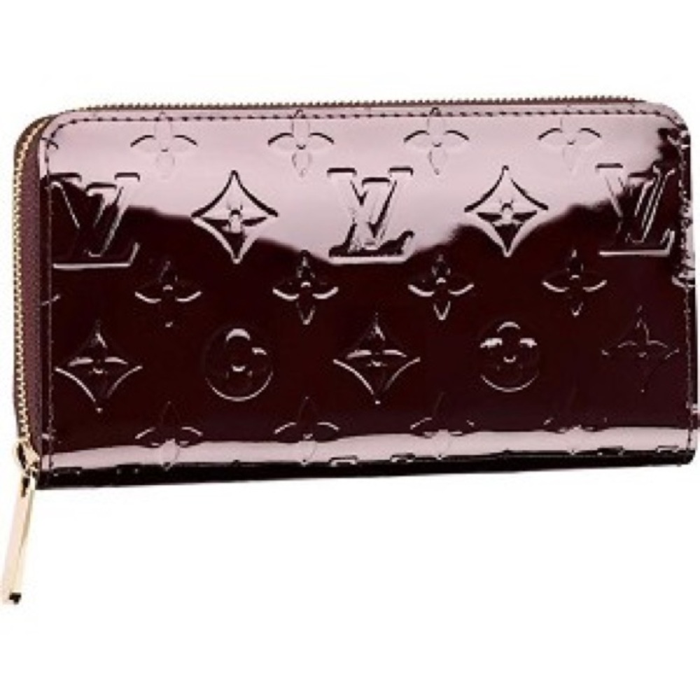 Louis Vuitton Vernis Zippy Wallet in Amarante